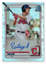 2020 1st Bowman Draft REFRACTOR RC AUTO Petey Halpin! Rookie! Autograph! /499