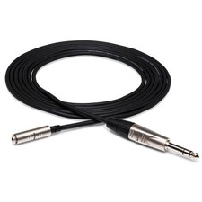 Hosa Technology 25' REAN 3.5mm TRS Female to 1/4" TRS Male Pro Headphones Adapte