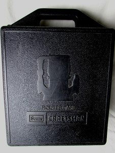 Genuine CRAFTSMAN USA 9-1470 ROUTER CASE ⚫ OEM Black Molded Plastic Carry Holder