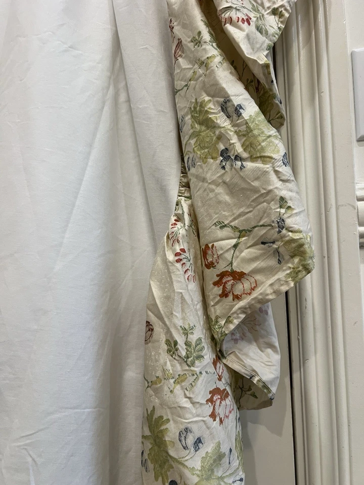 Vintage Ralph Lauren  Delilah Floral Queen Bed Skirt Dust Ruffle Rare 14” Drop - Image 4 of 4