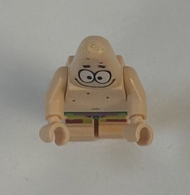 Lego Patrick Minifigure Spongebob Squarepants 3834 Bikini Bottom Vintage