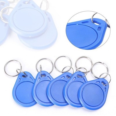 RFID IC Keyfobs Key Tags Tokens NFC TAG Keychains 13.56 MHz for 5PCS