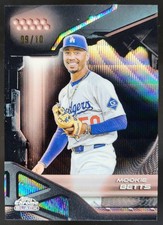 2026 Topps Chrome Black Mookie Betts Rose Gold Wave Refractor /10 Dodgers DD5