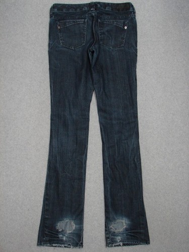 OI15451 **EXPRESS** BOOT CUT WOMENS JEANS sz21 DARK; SOLID JEANS - Picture 2 of 6