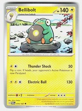 Pokemon TCG Bellibolt Twilight Masquerade 074/167 Uncommon NM