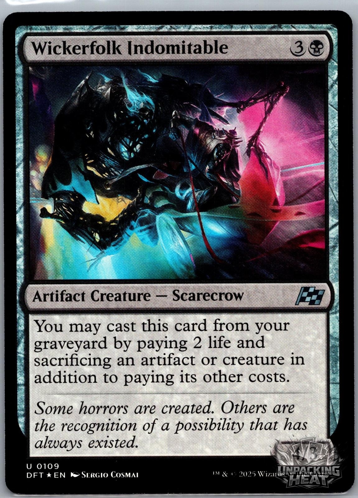 Wickerfolk Indomitable 109 Uncommon Aetherdrift Magic: The Gathering Foil LP
