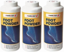 3 X Foot Feet Powder Refresh Sooth Absorbs Moisture Helps Eliminate Odours Smell