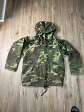 Alpha Industries Jacket Mens L US Military Cold Weather Parka Gore Tex Woodland