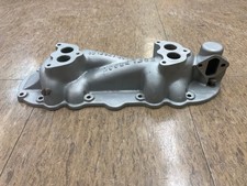 Nos Edelbrock Los Angeles Aluminum 2x2 Intake For V8 60