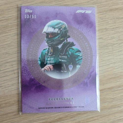 Lance Stroll 2025 Eccellenza 03/50 Topps F1 Card