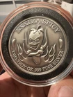 Spicy Silver Total Eclits 2 Oz 999 silver Horney Sexy Round COA Antique Finish