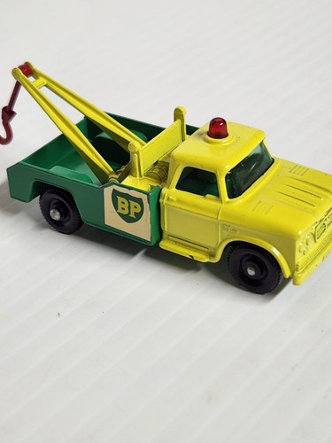 Matchbox Lesney Dodge Wreck Truck BP - N°13 - Vert - Occasion