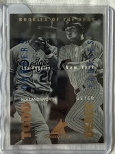 Pinnacle Inside 1997 Rookies of the Year Checklist #148 Hollandsworth Jeter MLB