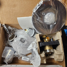   Delta 142749 Nicoli Shower Faucet with H2OKinetic in Chrome Valve Included 