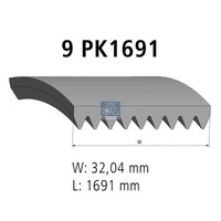 DT Spare Parts 4.80765 Keilrippenriemen