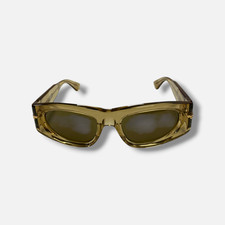 Bottega Veneta Women's BV1144S Yellow Cat Eye Sunglasses 51-19-135
