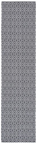 Augustine Collection Runner Rug - 2' x 8', Black & Light Grey, Geometric Desi... - Picture 2 of 7