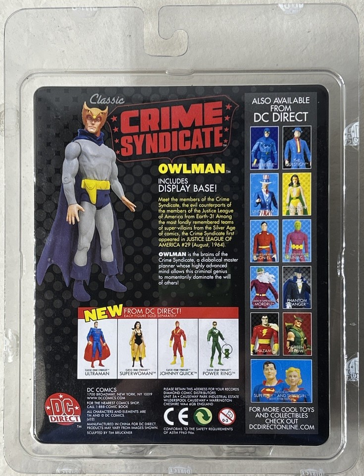 DC Multiverse Owlman Crime Syndicate Build-A Action Figure McFarlane