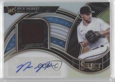 2021 Panini Select Rookie Jersey Holo Prizm 116/199 Nick Neidert Auto RC v1x