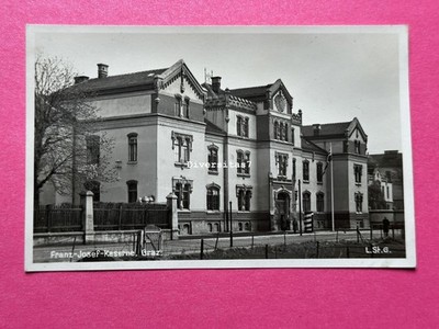 Foto, Ak, Franz Josef Kaserne Graz Österreich 1939 D/78