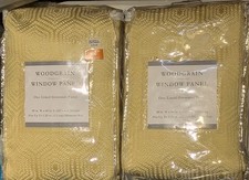 Bed Bath & Beyond 2 Textured Window Panels Curtain 50x84 lined Grommet old Stock