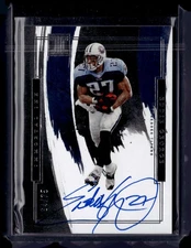 2022 Panini Impeccable #IMI-EGE Eddie George Immortal Ink #/75