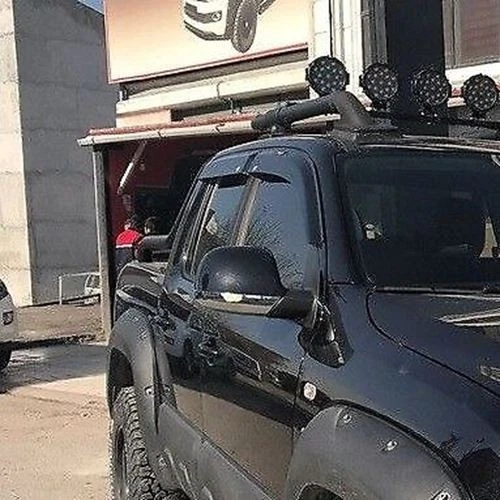 Window Visor Rain WEATHER GUARD FOR VW AMAROK PICKUP 2010-2017 - DARK SMOKE - Imagem 3 de 4