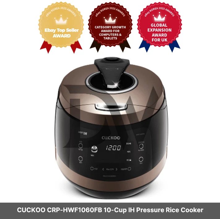 CUCKOO CRP-HWF1060FB 10-Cup IH Pressure Rice Cooker / 220V / EU PLUG