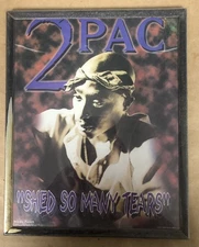 Vintage Rapper Tupac 2Pac Shed So Many Tears Scorpio Poster 2000 Afeni Shakur