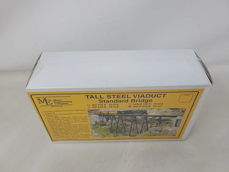 MICRO-ENGINEERING #75-517  210' Tall Steel Viaduct Standard Bridge  Kit  HOn3 - Image 4 of 4