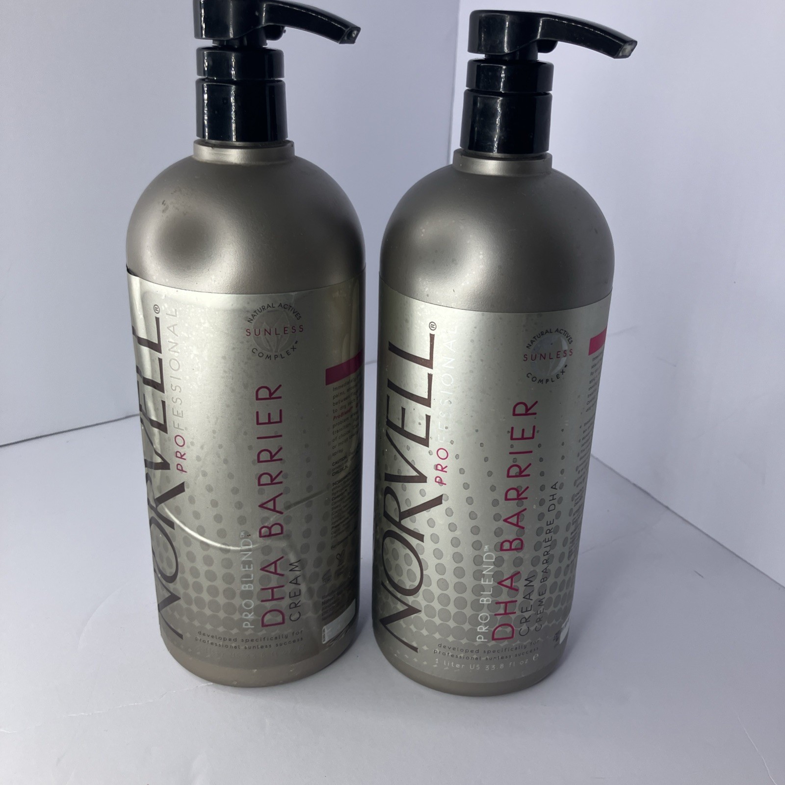 Norvell Pro Blending DHA Barrier Cream for Spray Tanning - Pack of 2