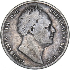 1837 Halfcrown - William IV British Silver Coin