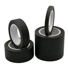 Black Painters Tape Masking Tape 2 1 3/4 1/4 Inch Wide, Multi Size 4 Assorted...