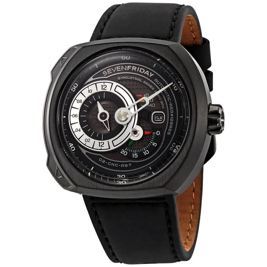 Reloj automático para hombre SevenFriday serie Q esfera negra Q3/05