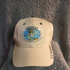 Retired U.S. Marines Ball Cap Hat Adjustable Baseball