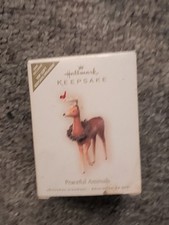 Hallmark Keepsake Ornament 2007 Peaceful Animals Cardinal Deer Buck Ornament KE