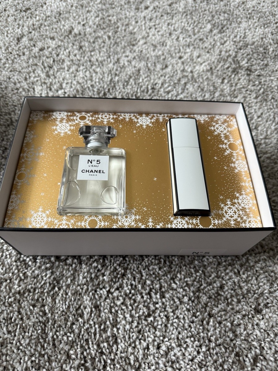 Chanel No 5 Coffret Signature 1.7oz 50ml & 0.7oz 20ml Twist Gift