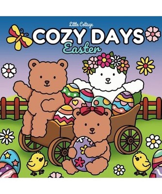 Cozy Days Easter: Super Cute Coloring Book for Adults and Kids Featuring Adorabl