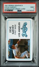 1981 Perma-Graphics Steve Garvey Superstar PSA 9