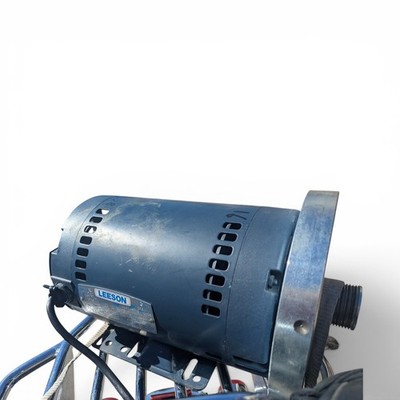 Leeson 2 HP Electric Motor 1725 RPM 208 to 230V 3 Phase 56H Frame C6T17OB8C