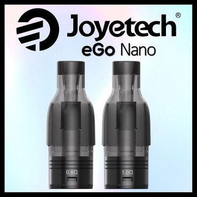 Joyetech eGo Nano Pod 2ml - 0,8 Ω oder 1,0 Ω - jeweils 3 Stück