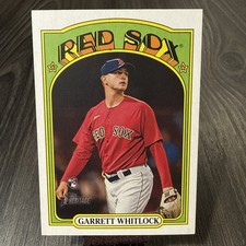 Garrett Whitlock RC 2021 Topps Heritage High Number Red Sox #518