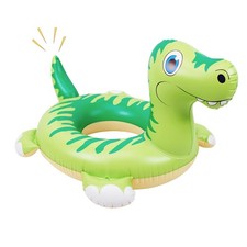 HOHQB Tyrannosaurus Inflatable Dinosaur Pool Float Kids 3-12, Pool Floatie fo...