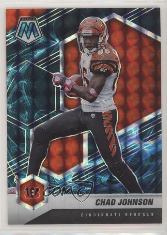 2021 Panini Mosaic Genesis Mosaic Prizm Chad Johnson #48 0nj7