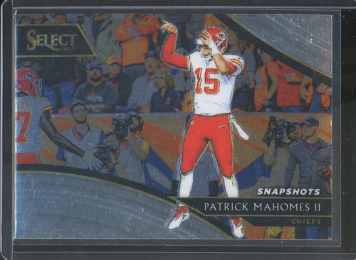 Patrick Mahomes II #SN-1 2018 Panini Select Snapshots card
