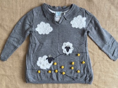 Super Pretty BOBOLI Girls Little Lamb Plaid Net Top * 18 MTHS 86 CM