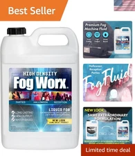 Extreme High Density Fog Juice Gallon - Long Lasting, High Output, Odorless W...