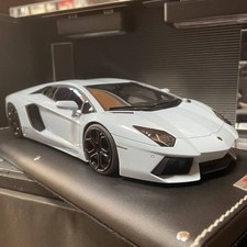 Unexhibited item MR Collection 1/18 Lamborghini Aventador LP700 Light Blue