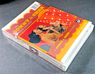 SONNY & CHER DVD + CD ULTIMATE COLLECTION (3 Disc DVD Set 2004) NEW SEALED Best