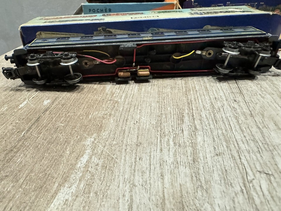 Wagon CIWL N°222 Pocher HO D'occasion - Pièce Rare Pour Restauration - Train Miniature